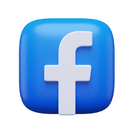 facebook icon 3d