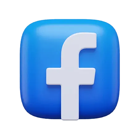 facebook icon 3d