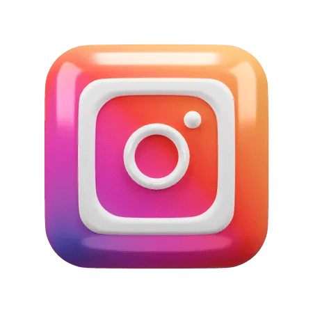 instagram icon 3d