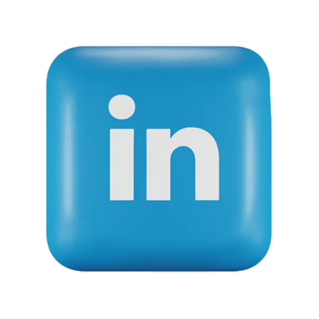 linkedin icon 3d